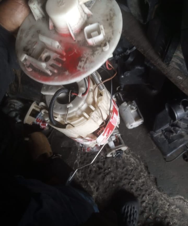 Fuel pump assembly with electrical connector and housing
